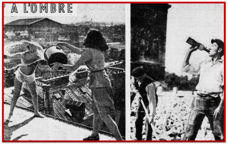 Canicule de 1947 : les Parisiens s’abritent au Père-Lachaise