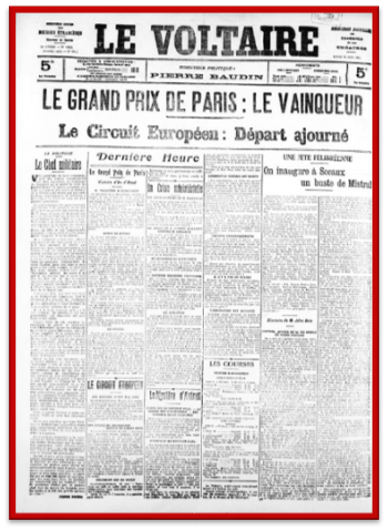 Le Grand Prix de Paris de 1911